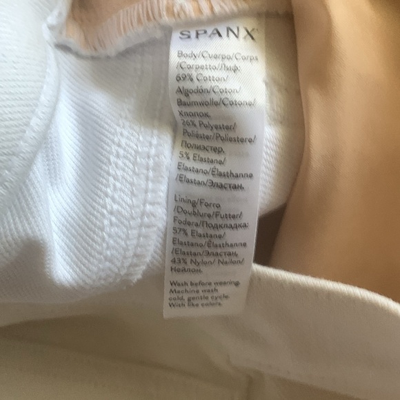 Spanx stretch tummy control denim white - ankle skinny jeans - Picture 7 of 12